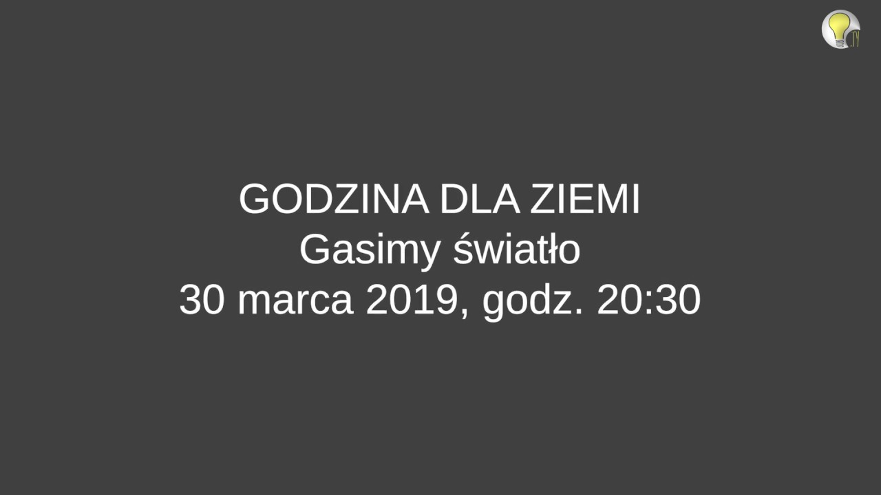 GODZINA DLA ZIEMI #nieniszczedomu