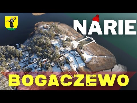 Jezioro Narie z lotu Ptaka. BOGACZEWO.